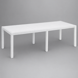 Tavolo Queen Allungabile In Resina 150/220x90x72cm