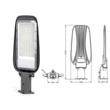 aigostar lampione stradale led dob slim 100w ean 8433325317003