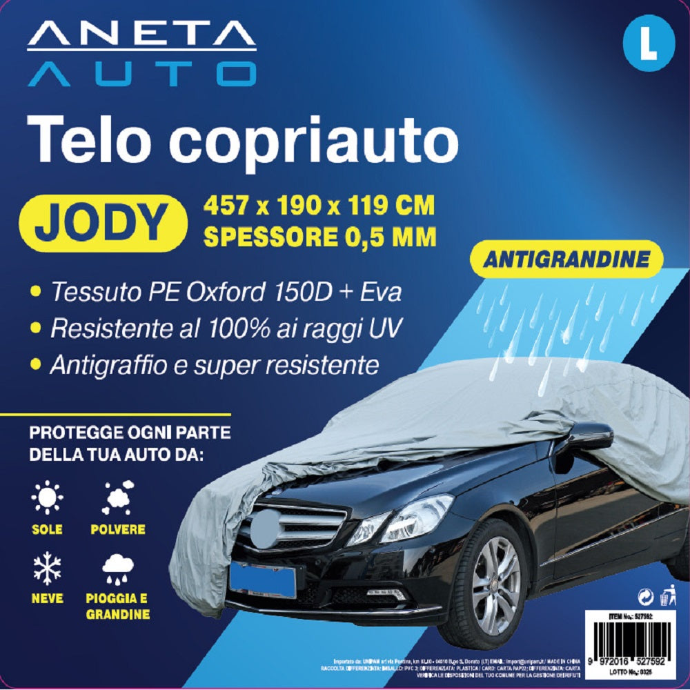 aneta copriauto jody antigrandine 457x190x119 ean 9972016527592