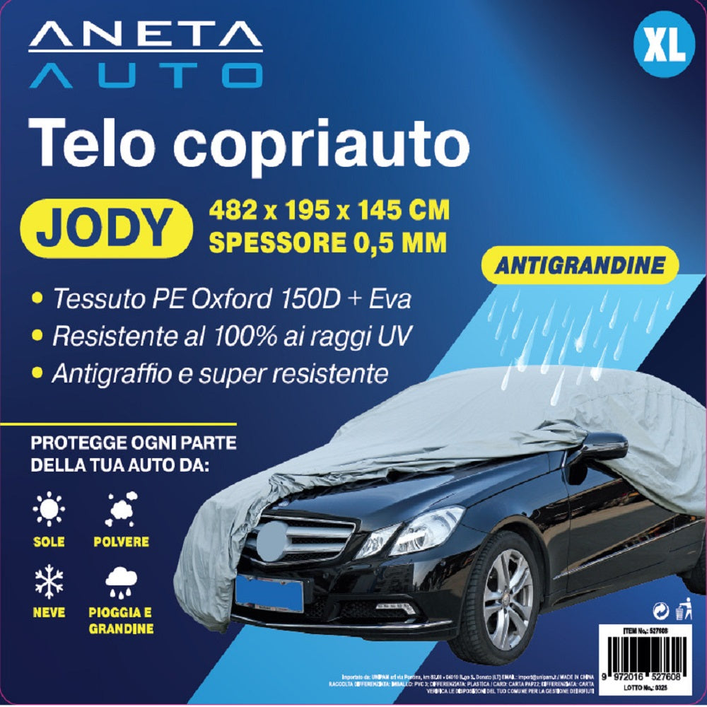 aneta copriauto jody antigrandine 482x195x145 cm ean 9972016527608