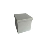 aneta pouf contenitore tes in tessuto ecru 38x38x38cm ean 9972016736246