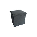 aneta pouf contenitore tes in tessuto grigio 38x38x38cm ean 9972016736260