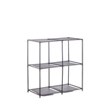 aneta scaffale elia ferro e tnt 4 scomparti 68x35x70cm ean 9972016356277