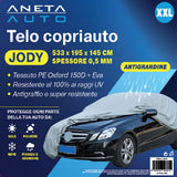 aneta telo copriauto jody antigrandine 533x195x145 cm ean 9972016527615