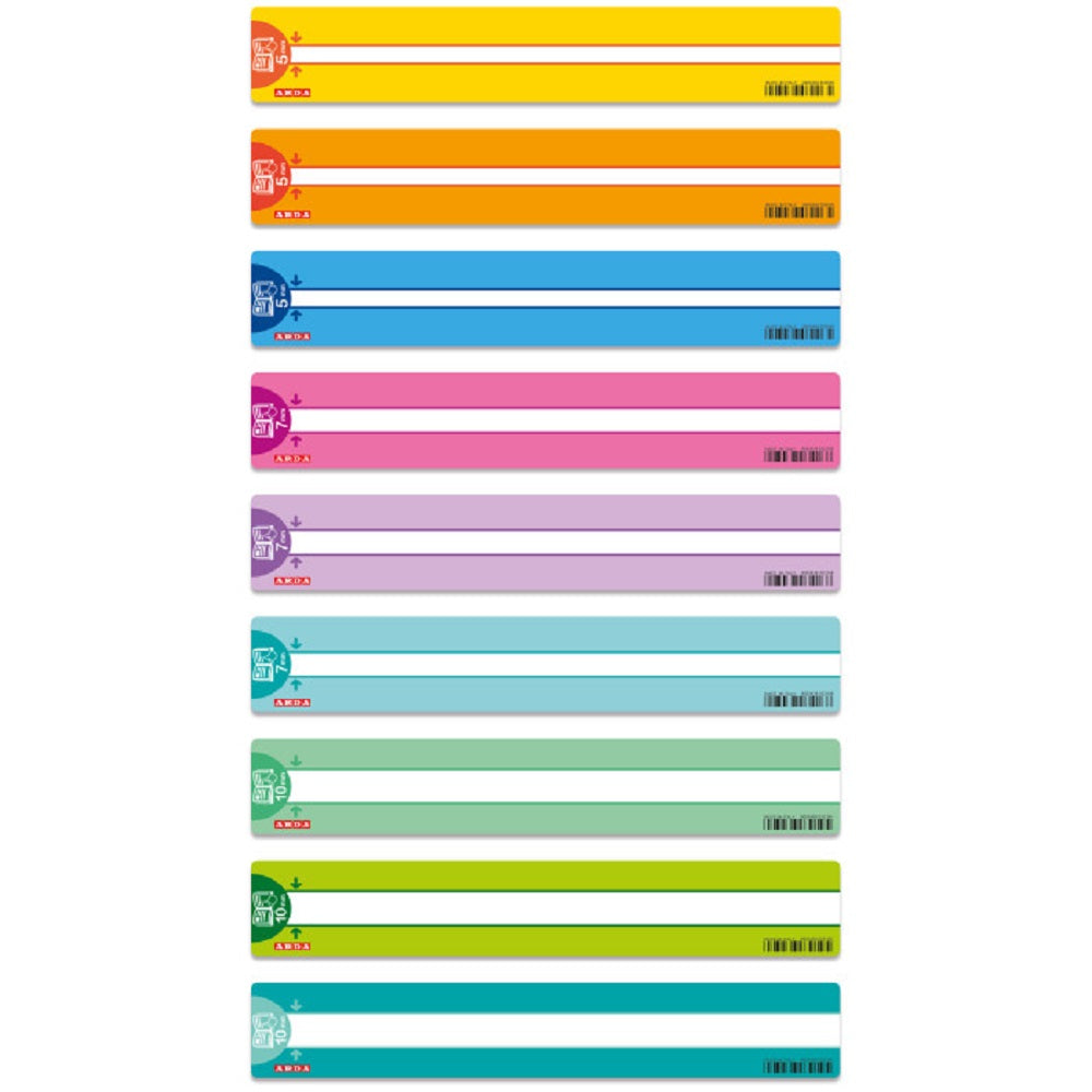 arda righello segna riga lettura guidata colori assortiti ean 8003438032065
