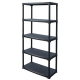 art plast scaffale in resina 5 ripiani nero 90x40x183 cm ean 8010693115143