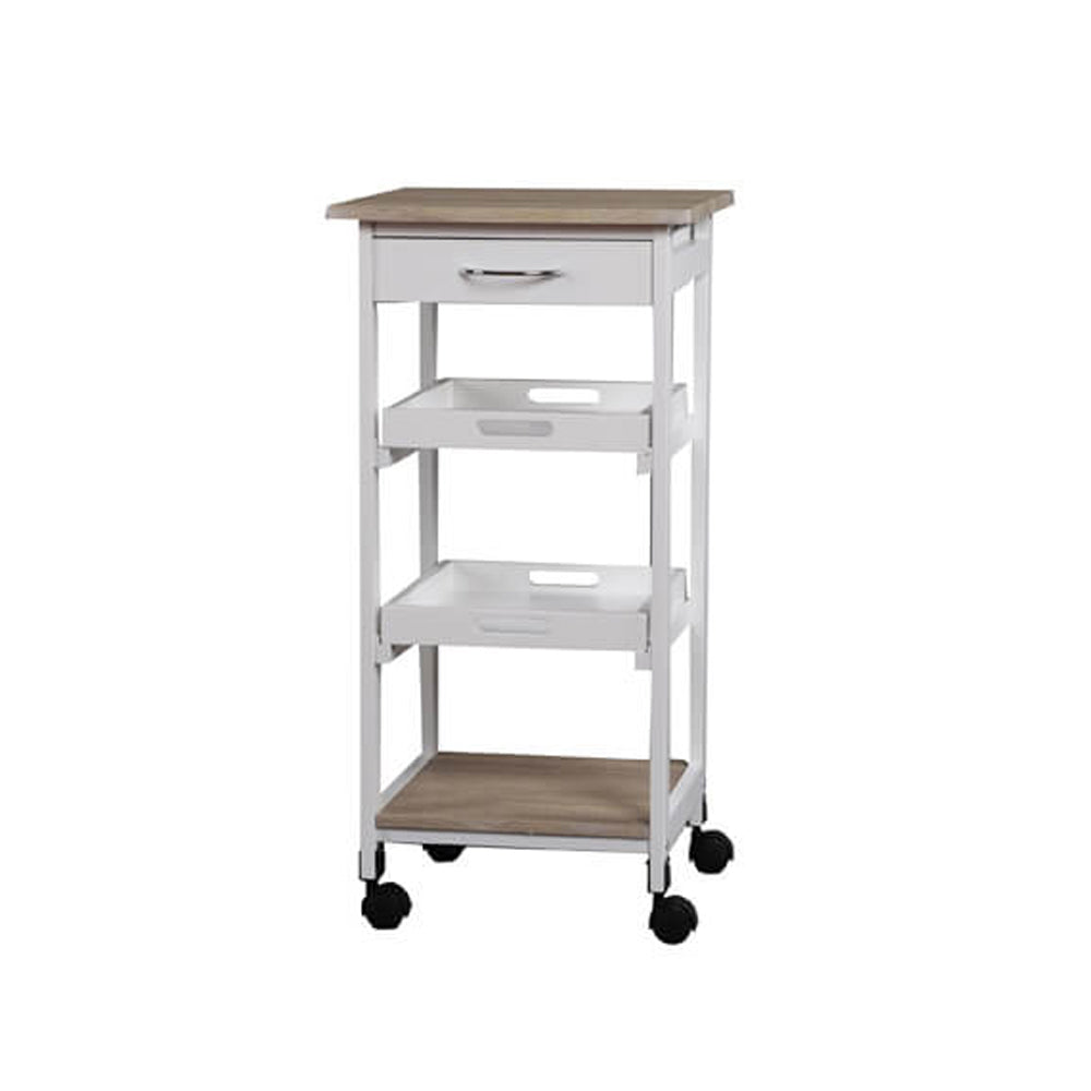 bellotti carrello multiuso maria bianco 3 ripiani 76x37x37 ean 8056684773695
