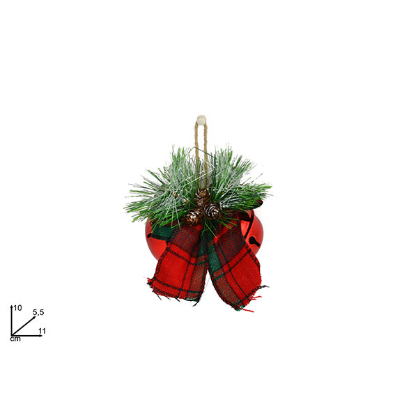 christmas campanellini cfiocco scozzese rame ean 8033113635311