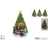 christmas giostrina albero di natale con luci e suoni ass ean 8033113899874