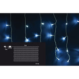 christmas tenda 192 led 8 funzioni ip64 3x1m bianca fredda ean 8051094753251