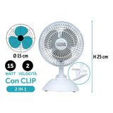 coveri ventilatore da tavolo d 15 cm 2in1 15w ean 8024972082293