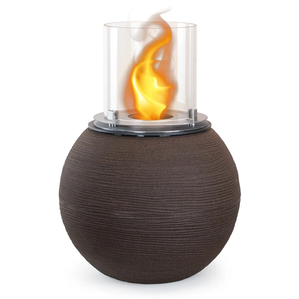 divina fire braciere bioet da terra botticelli d40xh54 marrone ean 8056157806172