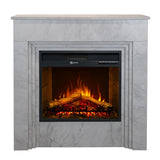 divina fire camino elettrico da terra bellini bianco ean 8056157809135