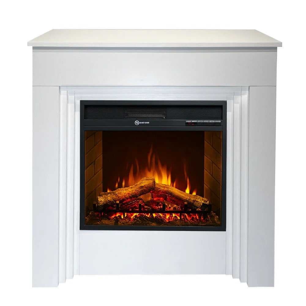 divina fire camino elettrico da terra bellini legno bianco ean 8056157809104