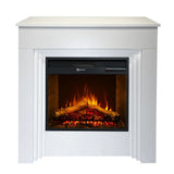 divina fire camino elettrico da terra bellini legno bianco ean 8056157809104