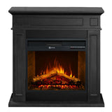divina fire camino elettrico da terra jefferson legno nero ean 8056157809074