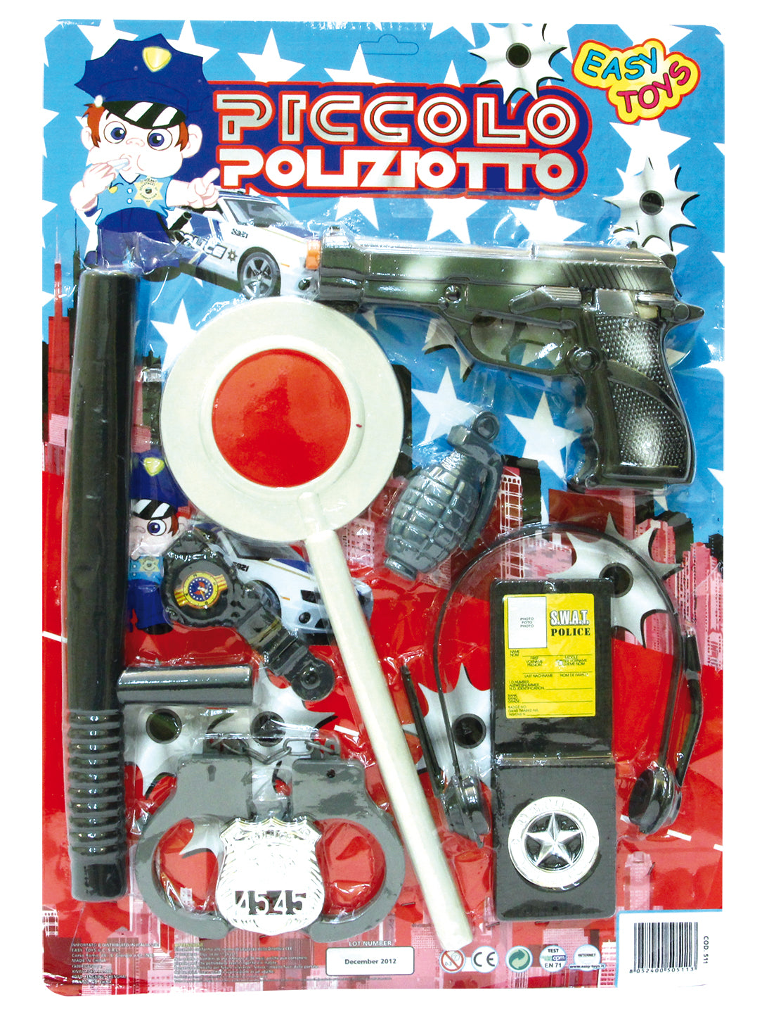 easy toys blister piccolo poliziotto ean 8052400505113