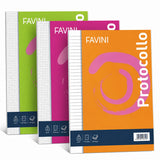 favini fogli protocollo rigatura 4 mm confezione 30 pz a4 ean 8007057223408
