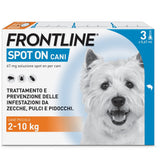 frontline antiparassitario frontline spot on cani 2 10 kg 3 pipette ean 4064951021886
