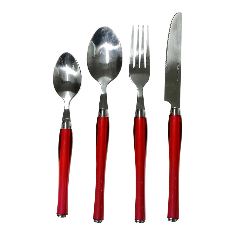 general trade set posate 24pz sharon rosso ean 8015361232955