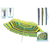 idea pioggia srl ombrellone da spiaggia 220 cm 8 stecche assortito ean 8057093014324