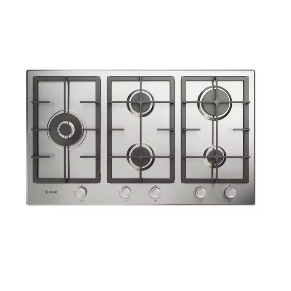 indesit piano cottura 90cm indesit 5f laterale in9522ix ean 8050147698983