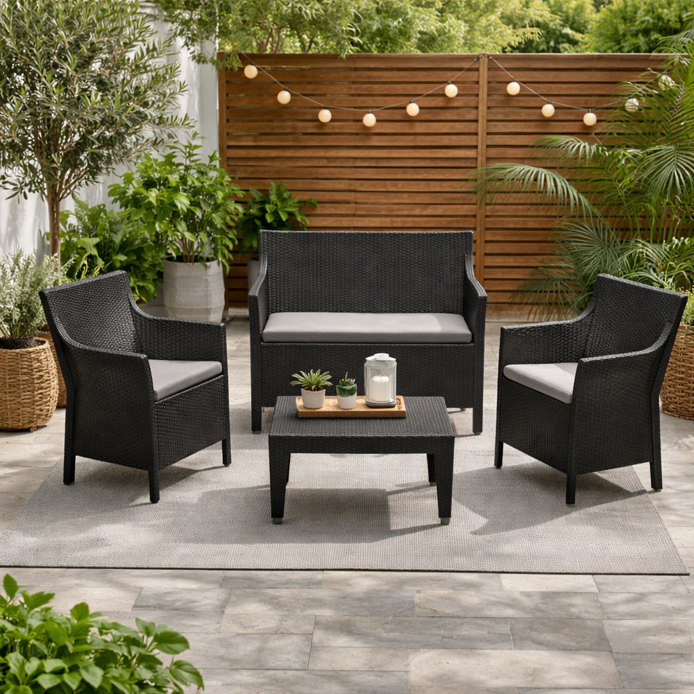 ipae progarden set salotto olivo antracite con cuscini ean 8009271156203