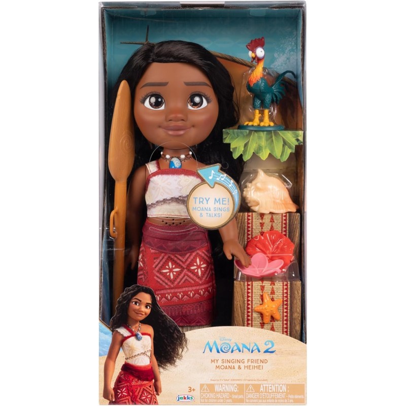 jakks bambola vaiana 2 core large dol 38cm ean 0192995237575