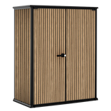 keter armadio portattrezzi signature doghe 140x73x170 ean 7290112638694
