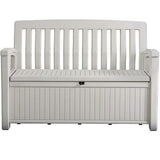 keter panchina cassapanca patio bianca 133x61x89 cm ean 7290106932067