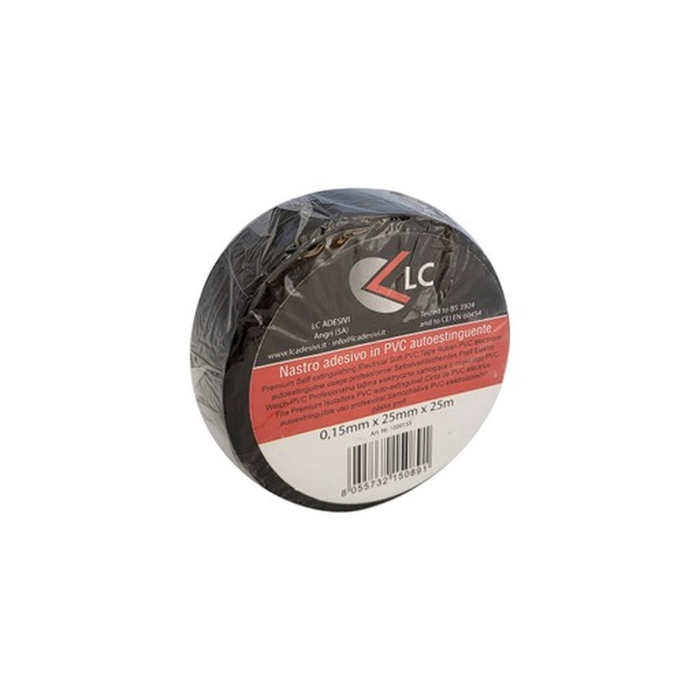 lc adesivi nastro isolante scapa 25x25 nero ean 8055732150891