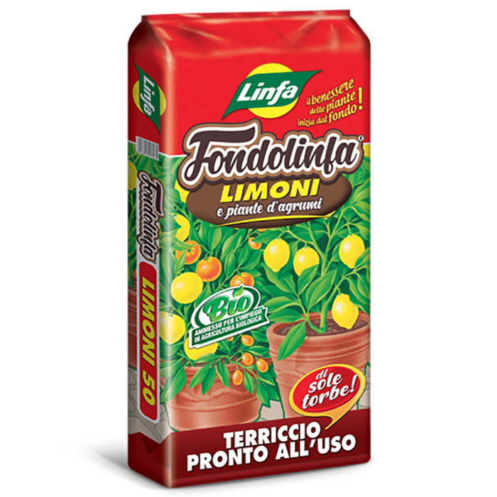 Terriccio Fondolinfa Agrumi E Limoni 50 Lt