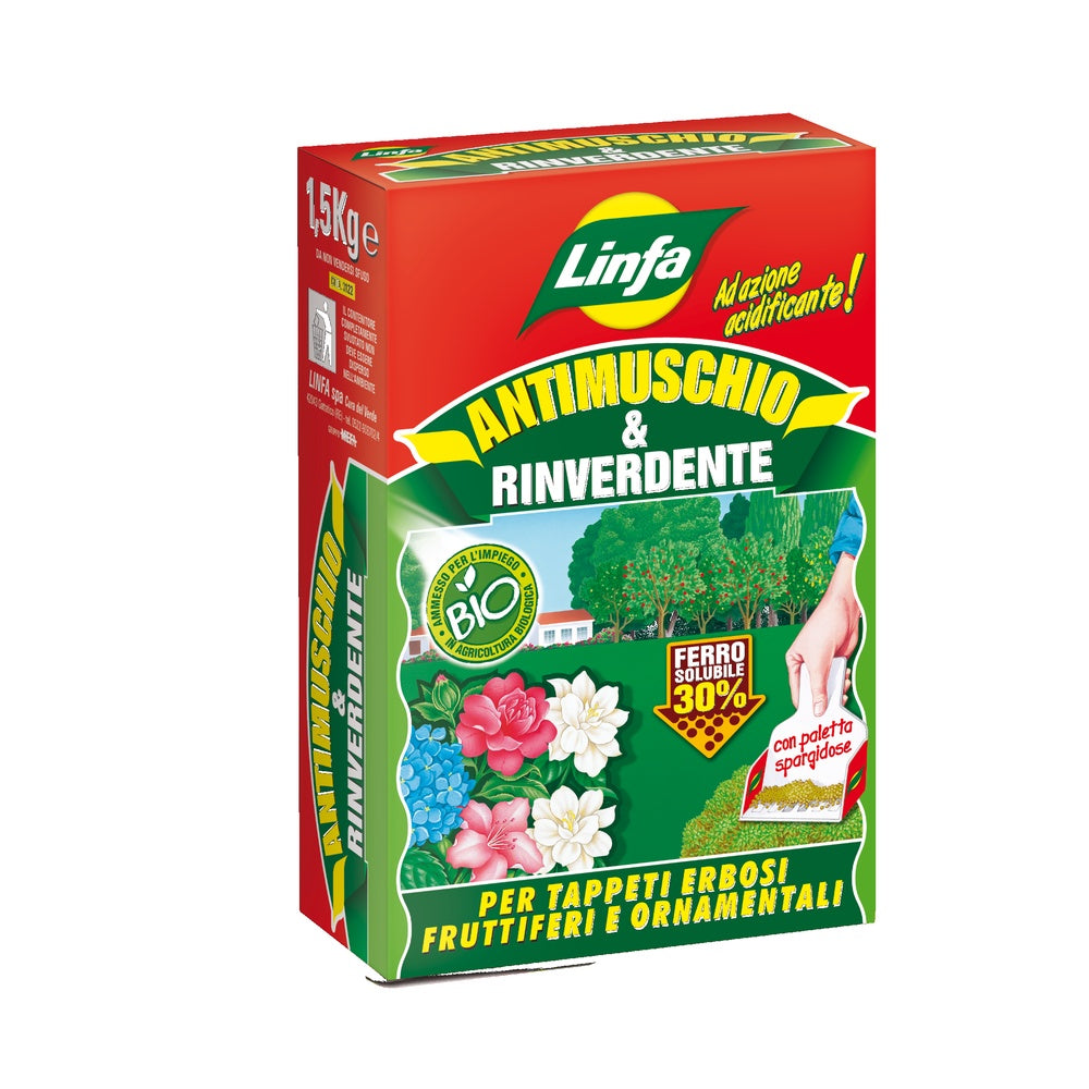 linfa rinverdente antimuschio da 15 kg antiparassitario ean 8014815001192