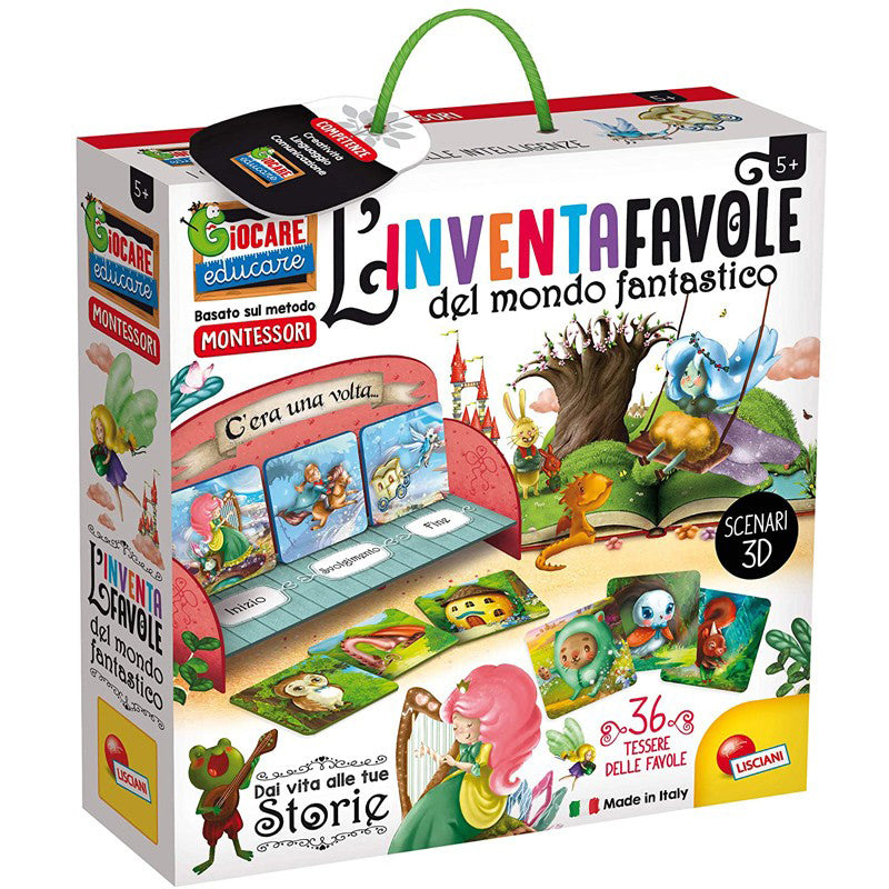lisciani lisciani montessori l_inventafavole mondo ean 8008324095216