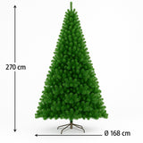mercury albero di natale artificiale meribel 270 cm verde ean 8056001165127
