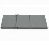 mirada home cuscino lettino freddy 188x58xh 5cm grigio scuro ean 8051944712179