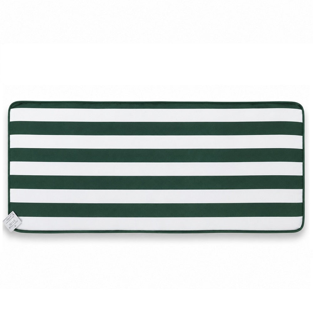 mirada home cuscino panca triadi 110x45x4 cm bianco e verde ean 8051944712469