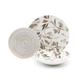 mmz servizio tavola 18pz flower tortora ean 8056897157060