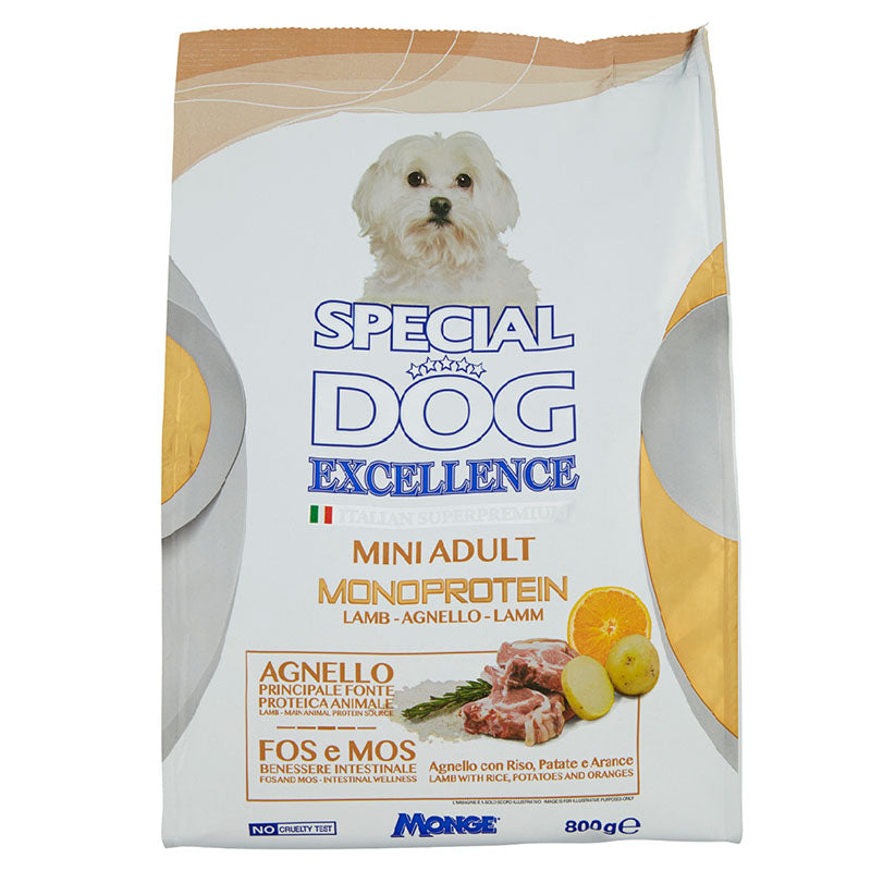 monge special dog monoproteina agnello 800gr monge ean 8009470059886