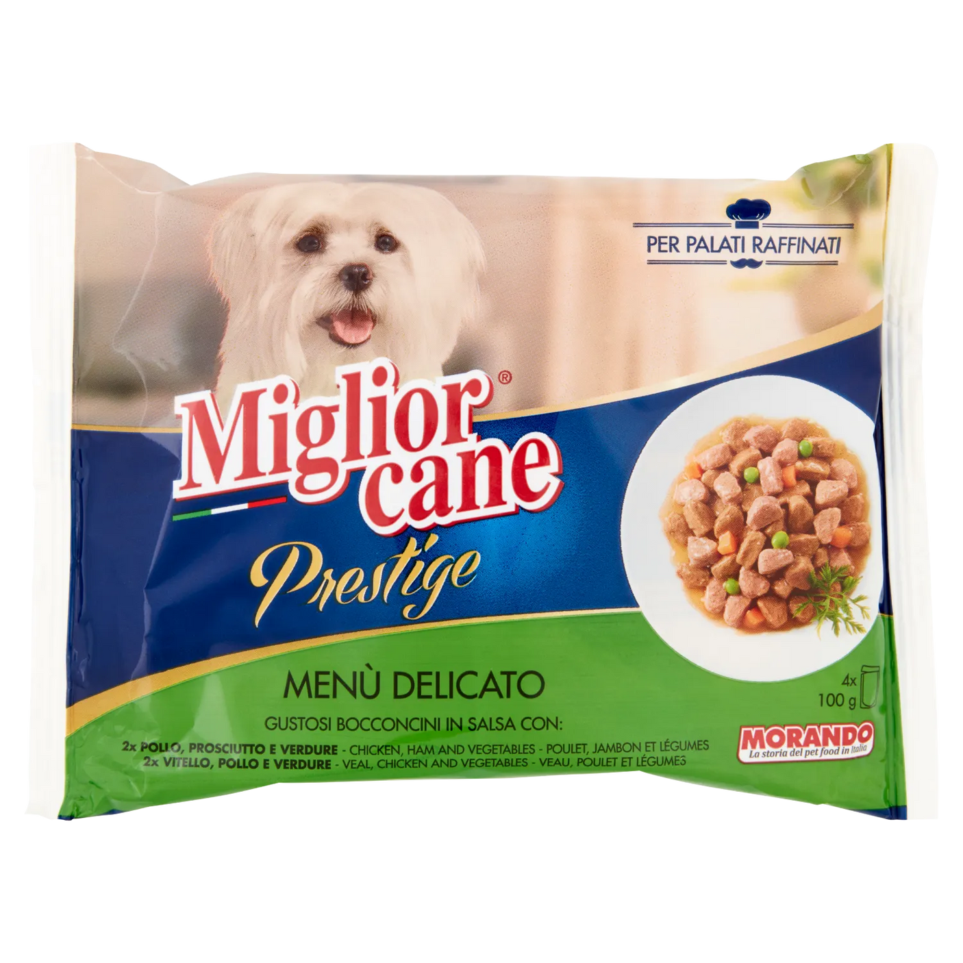 morando migliorcane prestige 4x100gr delicato 02401 morand ean 8007520824019