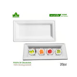 movida piatti bio rettangolari sushi 20 pezzi 26x12 ean 8056304644602
