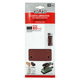 nbr carta abrasiva rettang gr80 5pz ko ean 8053340473852