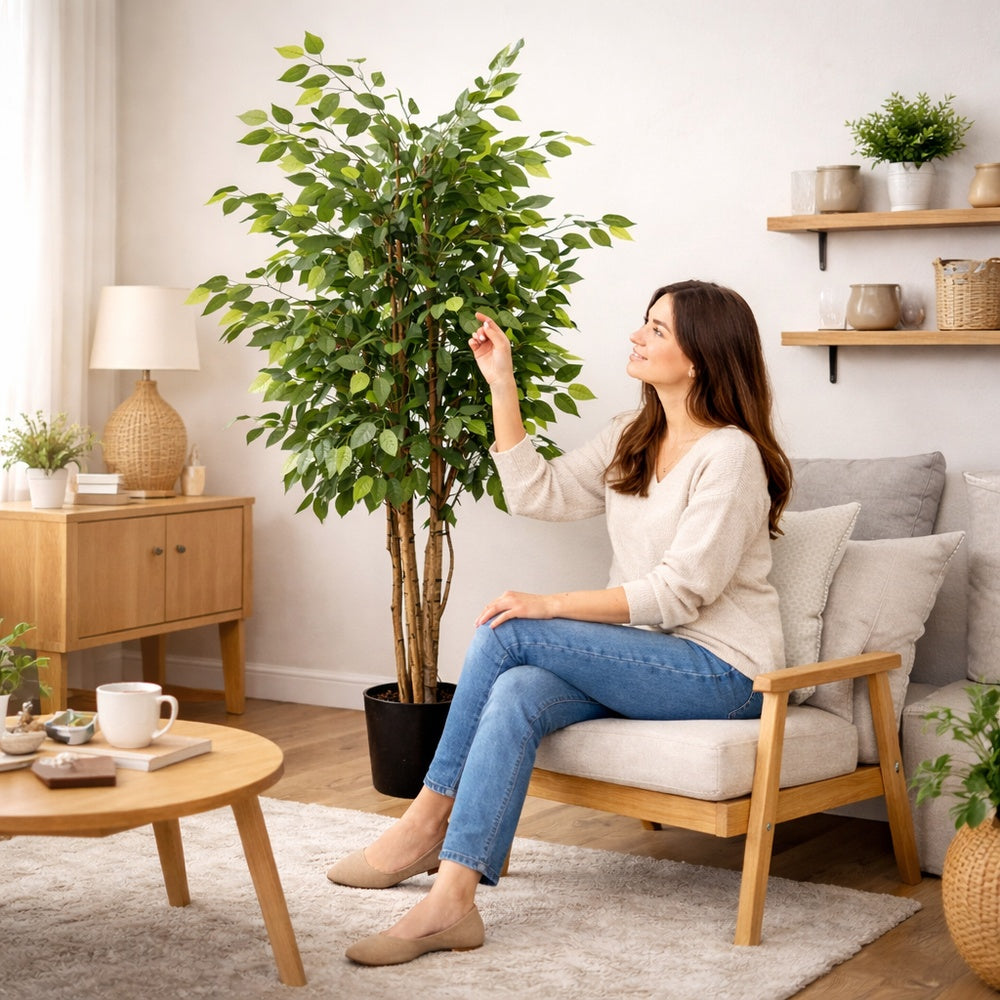 nbr pianta artificiale ficus banyan 2 rami 160 cm ean 8051944714081