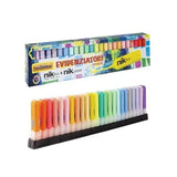 nikoffice evidenziatori 24 colori 8 fluo 16 pastello ean 8051818004478
