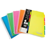 nikoffice maxi quaderno spiralato a4 con divisori 100ff 5 mm ean 8051818022311