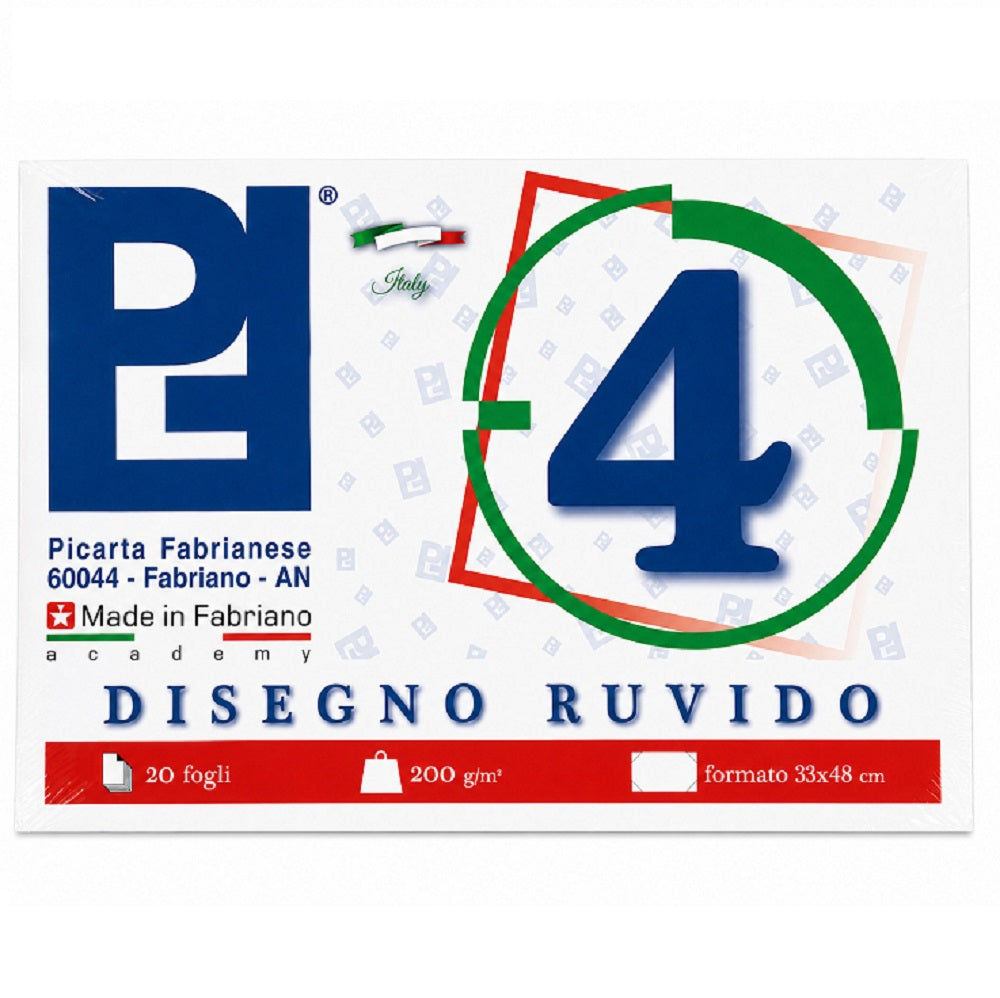 picarta fabrianese album disegno ruvido 33x48 cm 20 fogli 220 gr ean 8011919102213