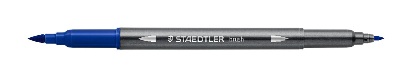 staedtler penna acquerellabile staedtler doppia punta blu ean 4007817108413