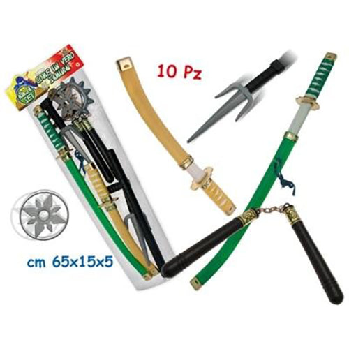 immagine-1-teorema-ninjia-set-come-piccolo-samurai-10-pezzi-3-colori-ean-8017967631415