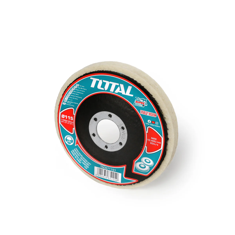 total disco da taglio in feltro 115 mm ean 6941639851240