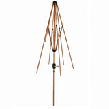 toyotomi struttura ombrellone senza telo effetto legno 300 cm ean 8016141496512